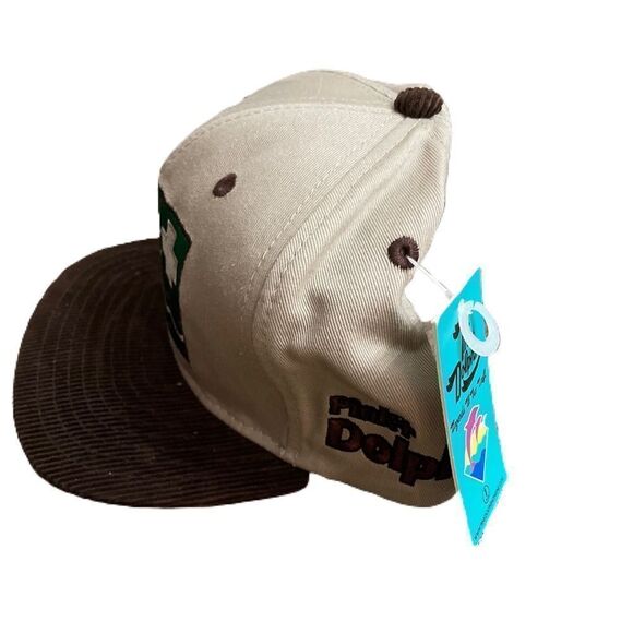 NWT Pink Dolphin Tan with Brown Corduroy Buckle-back Hat - Picture 2 of 2